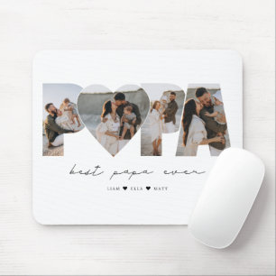 Bestes Papa je 4 Fotomaterial für Vater oder Großv Mousepad