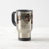 Bestes Papa je 4 Fotomaterial für Vater oder Großv Reisebecher (Vorderseite Links)