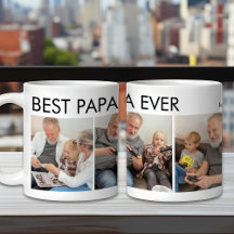 Bestes Papa-je-Foto für Personalisierte Familie