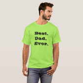 Bestes Papa-je-Hemd T-Shirt (Vorne ganz)