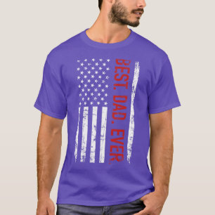 Bestes Papa je US-amerikanisches Geschenk für Väte T-Shirt