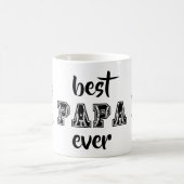 Bestes Papa-jemals-Personalisiertes Baseball-Thema Kaffeetasse (Mittel)