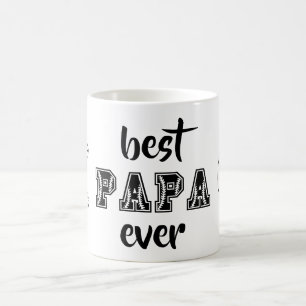 Bestes Papa-jemals-Personalisiertes Baseball-Thema Kaffeetasse