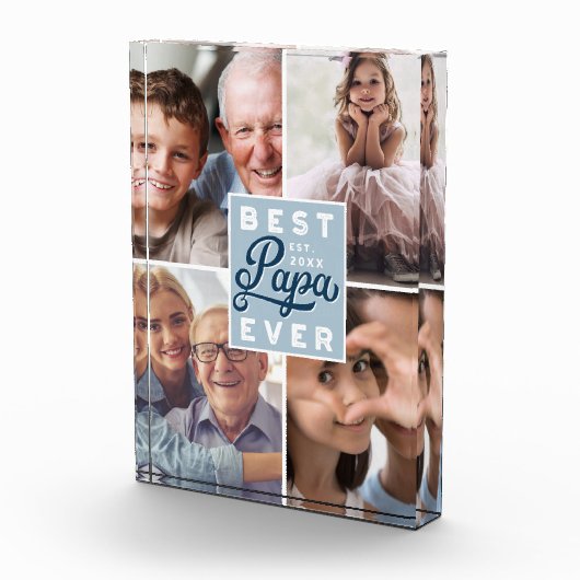 Bestes Papa-jemals-Sortiment für vier Fotos (Rechts)