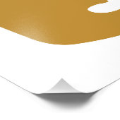 Bestes Papa-Poster Fotodruck (Ecke)