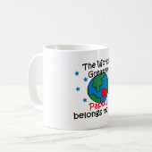 Bestes Papou gehört mir Kaffeetasse (Vorderseite Links)