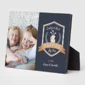 Bestes Pappou nach Par | Golf Opa Foto Fotoplatte (Seite)