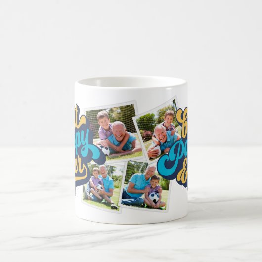 Bestes Pappy je | Opa-Foto Kaffeetasse (Mittel)