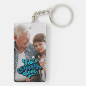 Bestes Pappy je | Opa-Foto Schlüsselanhänger (Rückseite)