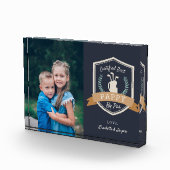 Bestes Pappy Par | Golf Opa Fotoblock (Rechts)