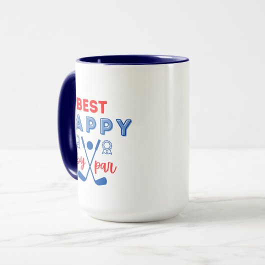 Bestes Pappy Par Golf Tasse (Vorderseite Links)