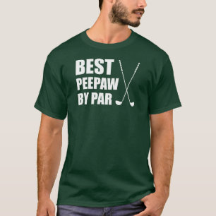 Bestes Peepaw durch das Gleichheits-Großvater-Gol T-Shirt