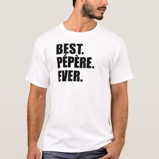Bestes Pepere überhaupt T-Shirt (Vorderseite)
