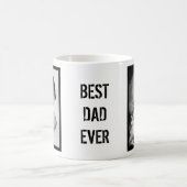 Bestes personalisiertes Foto des VATERS ÜBERHAUPT Kaffeetasse (Mittel)