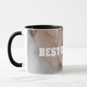 BESTES personalisiertes Foto des VATERS ÜBERHAUPT Tasse (Links)