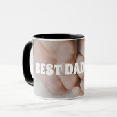 BESTES personalisiertes Foto des VATERS ÜBERHAUPT Tasse (Vorderseite Links)