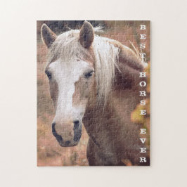 Bestes Pferd je Personalisiertes Foto Puzzle