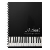 Bestes Piano Instructor Notebook individuell anpas Notizblock (Vorderseite)