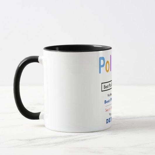 Bestes politisches Party Tasse (Links)