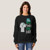 Bestes Poodle Vater Geschenk für Männer Hundefreun Sweatshirt (Vorne ganz)