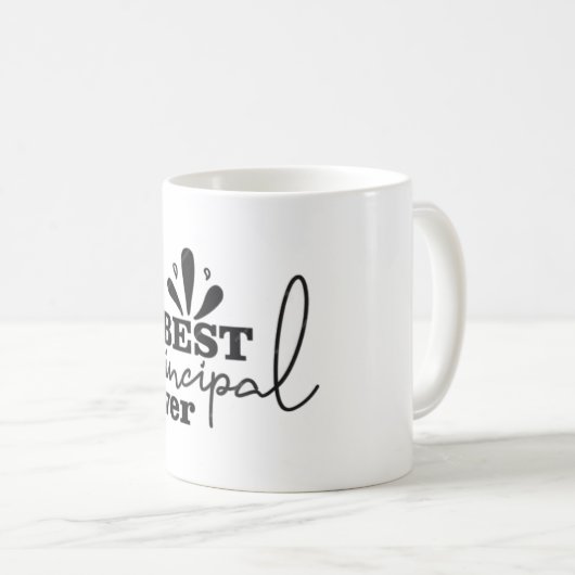 Bestes Prinzip für alle Zeiten Kaffeetasse (VorderseiteRechts)