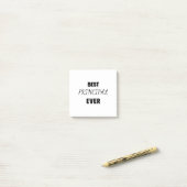 Bestes Prinzip je 2 Post-it Klebezettel (Auf Schreibtisch)