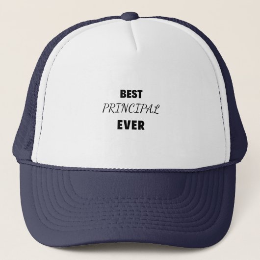 Bestes Prinzip je 2 Truckerkappe (Vorderseite)