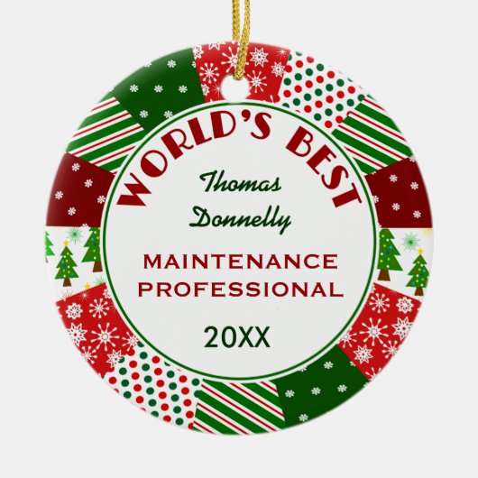 BESTES PRO- oder irgendein Keramik Ornament (Vorne)