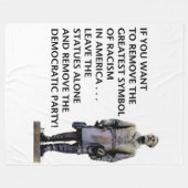 BESTES RASSISMUS-SYMBOL FLEECEDECKE (Vorderseite (Horizontal))