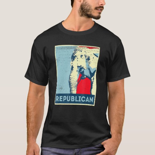 Bestes republikanisches Portrait-Matching-Idea II T-Shirt (Vorderseite)