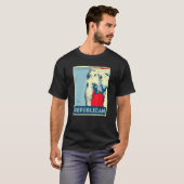 Bestes republikanisches Portrait-Matching-Idea II T-Shirt (Vorne ganz)