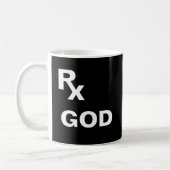 Bestes Rezept - "RX GOD" - Glaubensplan Kaffeetasse (Links)