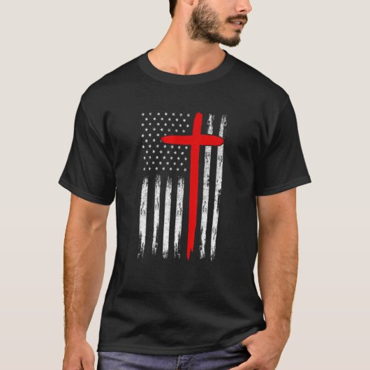 Bestes Rotes Kreuz je mit dem US-Flaggen-Feuerwehr T-Shirt (Vorderseite)