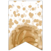 bestes schickes goldenes elegantes glückliches eid wimpelkette (Zweite Fahne)