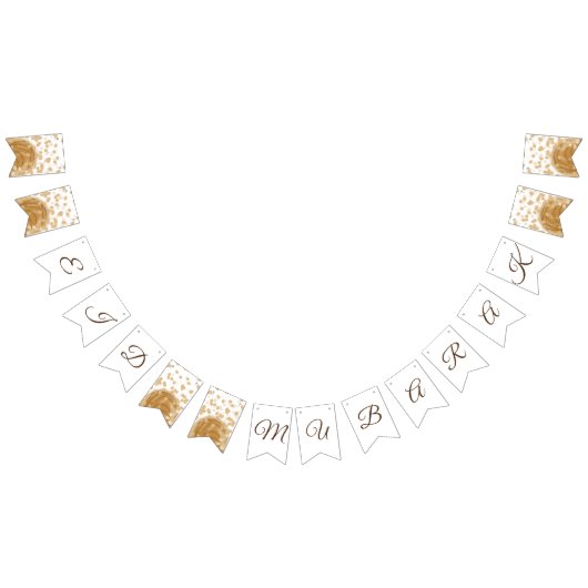 bestes schickes goldenes elegantes glückliches eid wimpelkette (Alle)