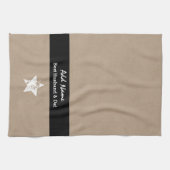 Bestes schwarzes Band A03 Ehemann-und Küchentuch (Horizontal)