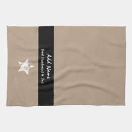 Bestes schwarzes Band A03 Ehemann-und Küchentuch