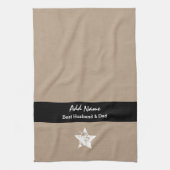 Bestes schwarzes Band A03 Ehemann-und Küchentuch (Vertikal)