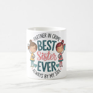 Bestes Schwesterdesign - Kunst feiern Sieben Kaffeetasse