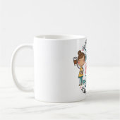 Bestes Schwesterdesign - Kunst feiern Sieben Kaffeetasse (Links)