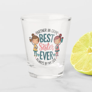 Bestes Schwesterdesign - Kunst feiern Sieben Schnapsglas