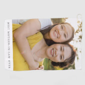 Bestes Schwiegereltern-Foto Personalisiert Golfhandtuch (Horizontal)