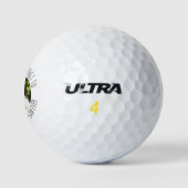 Bestes Schwiegervater-Personalisiertes Foto Golfball (Logo)