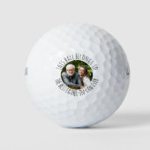 Bestes Schwiegervater-Personalisiertes Foto Golfball (Vorderseite)