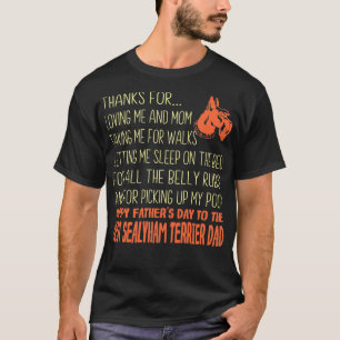 Bestes Sealyham Terrier Father's Day-Geschenk T-Shirt
