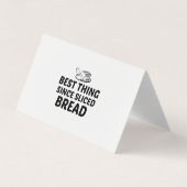 Bestes seit geschnitten Brot Visitenkarten (Vorderseite)