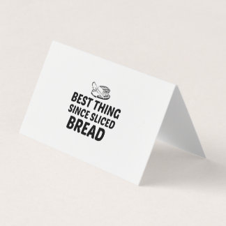 Bestes seit geschnitten Brot Visitenkarten