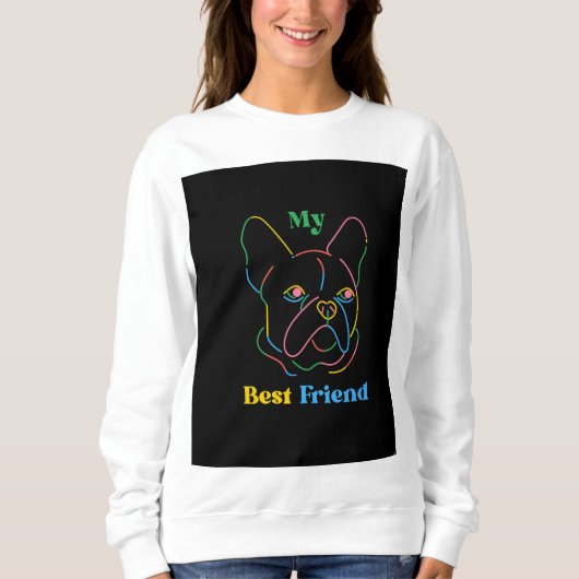 Bestes Shirt-Design Sweatshirt (Vorderseite)