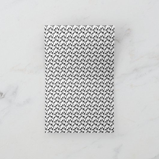 Bestes Sprachdesign 26 Dankeskarte (Innenseite)