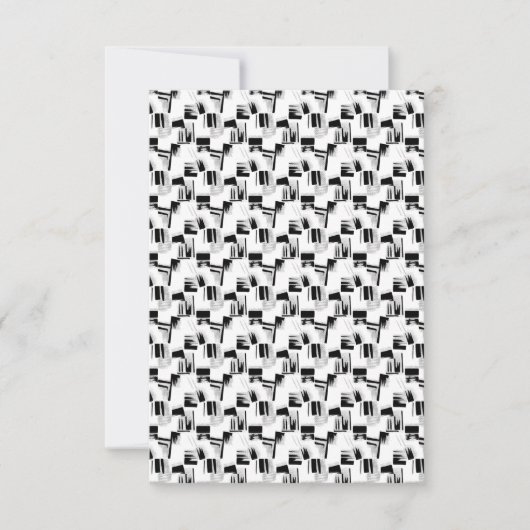 Bestes Sprachdesign 26 RSVP Karte (Vorderseite)